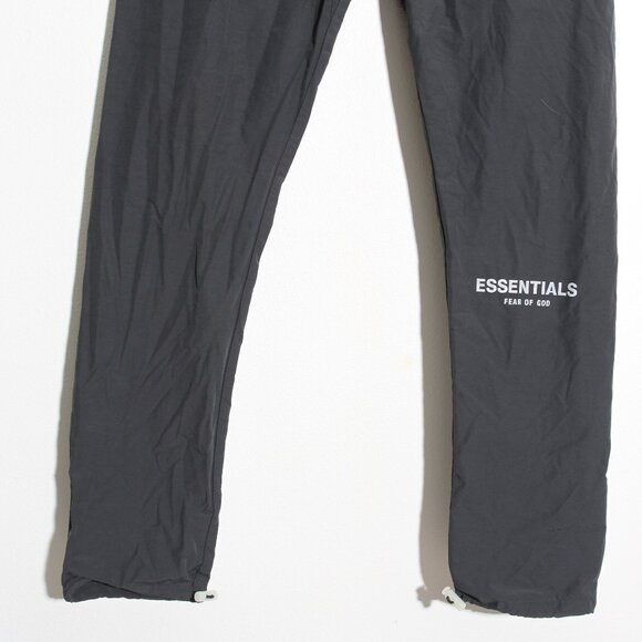 Fear of God Essentials Nylon Track Pants Black Unisex Logo Size Small - Picture 4 of 15